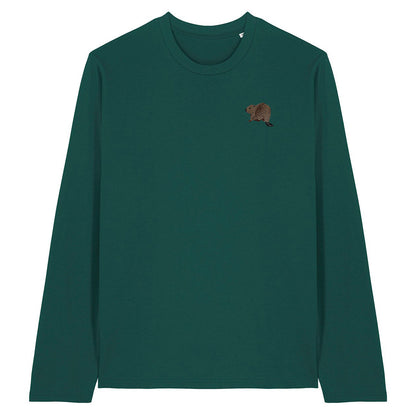 Beaver Riverside Embroidered Long Sleeve T-Shirt
