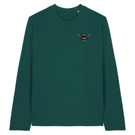 Bumblebee Embroidered Long Sleeve T-Shirt