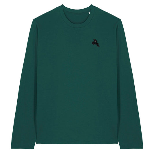 Chough Embroidered Long Sleeve T-Shirt