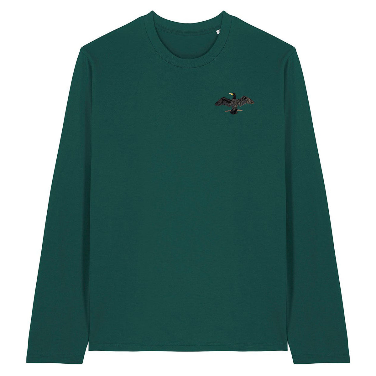 Cormorant Embroidered Long Sleeve T-Shirt
