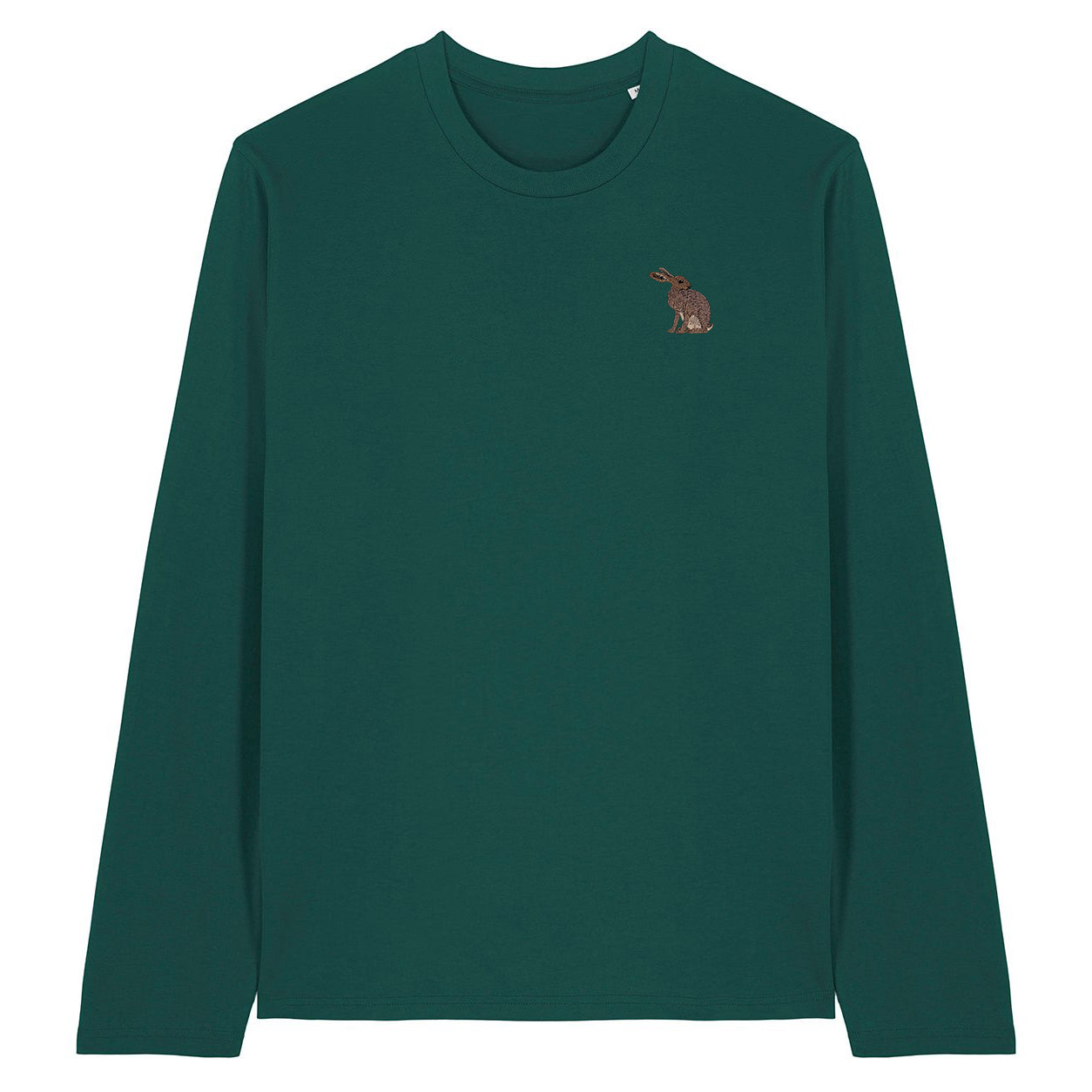Hare Embroidered Long Sleeve T-Shirt