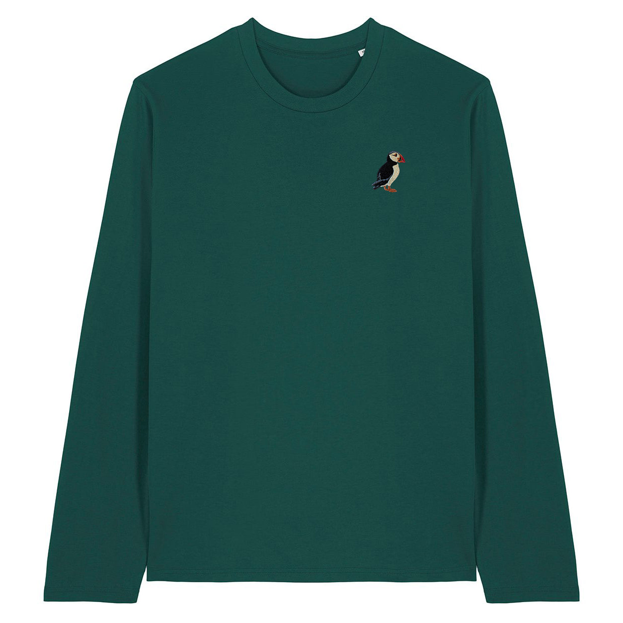 Puffin Embroidered Long Sleeve T-Shirt
