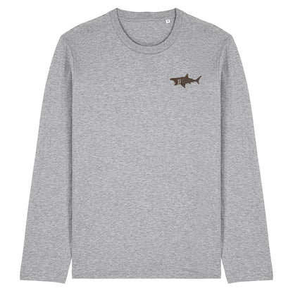 Basking Shark Embroidered Long Sleeve T-Shirt