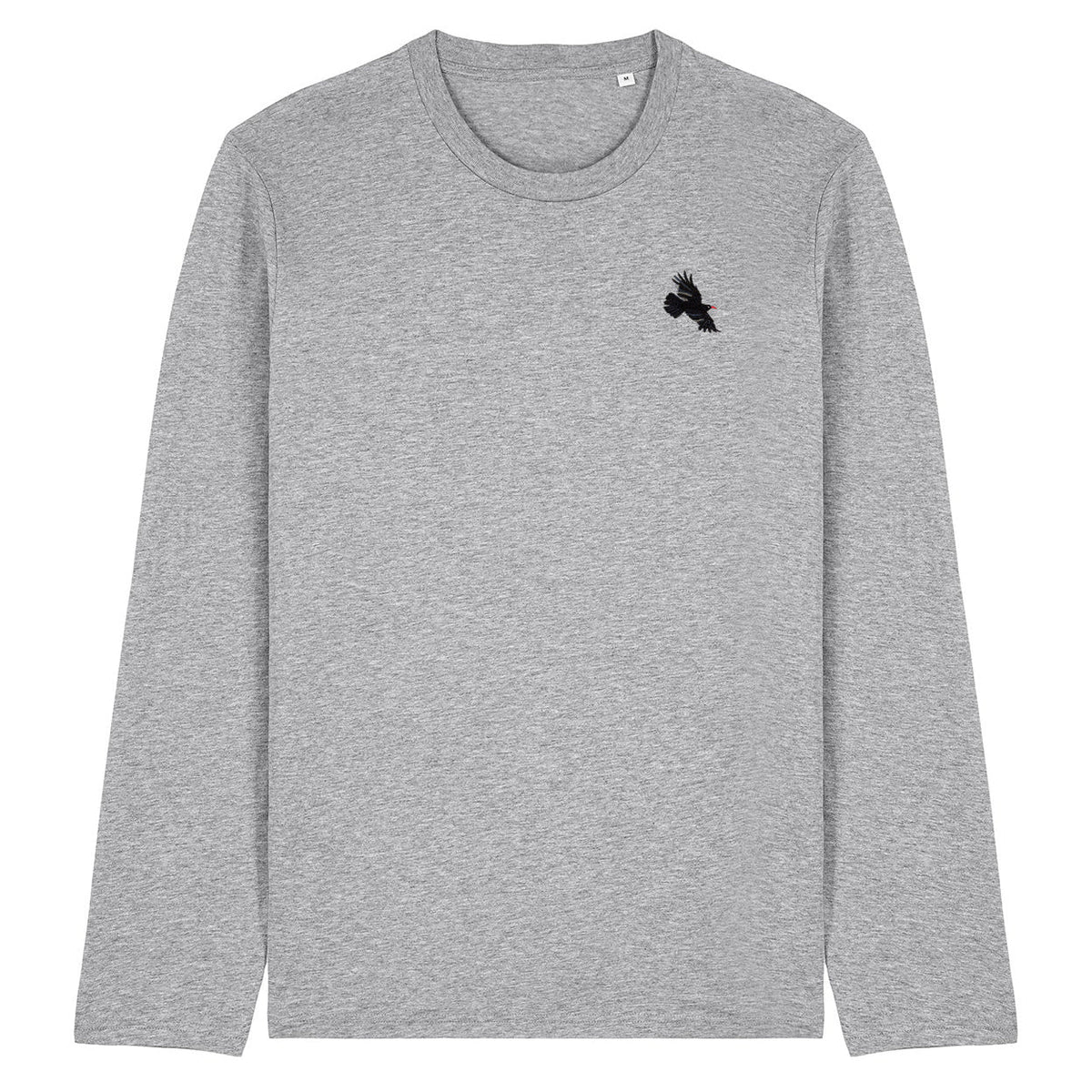 Chough Embroidered Long Sleeve T-Shirt