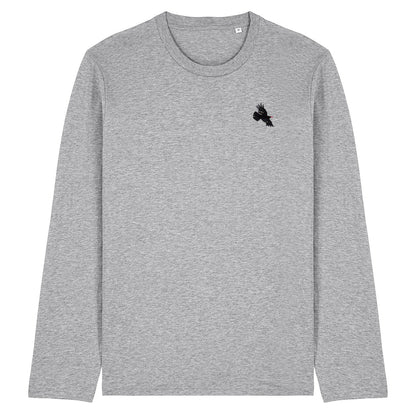 Chough Embroidered Long Sleeve T-Shirt