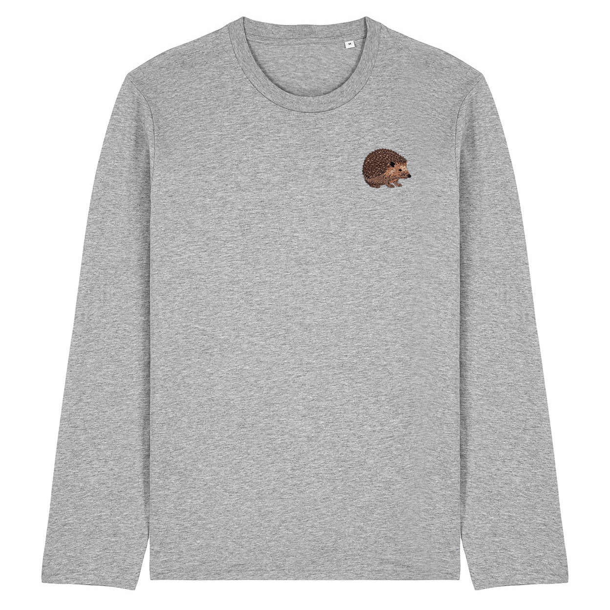 Hedgehog Embroidered Long Sleeve T-Shirt