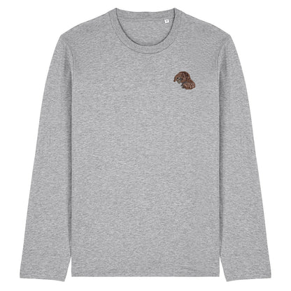Pangolin Embroidered Long Sleeve T-Shirt