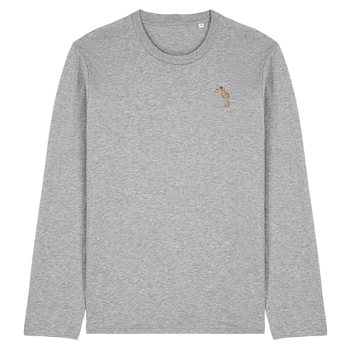 Seahorse Embroidered Long Sleeve T-Shirt