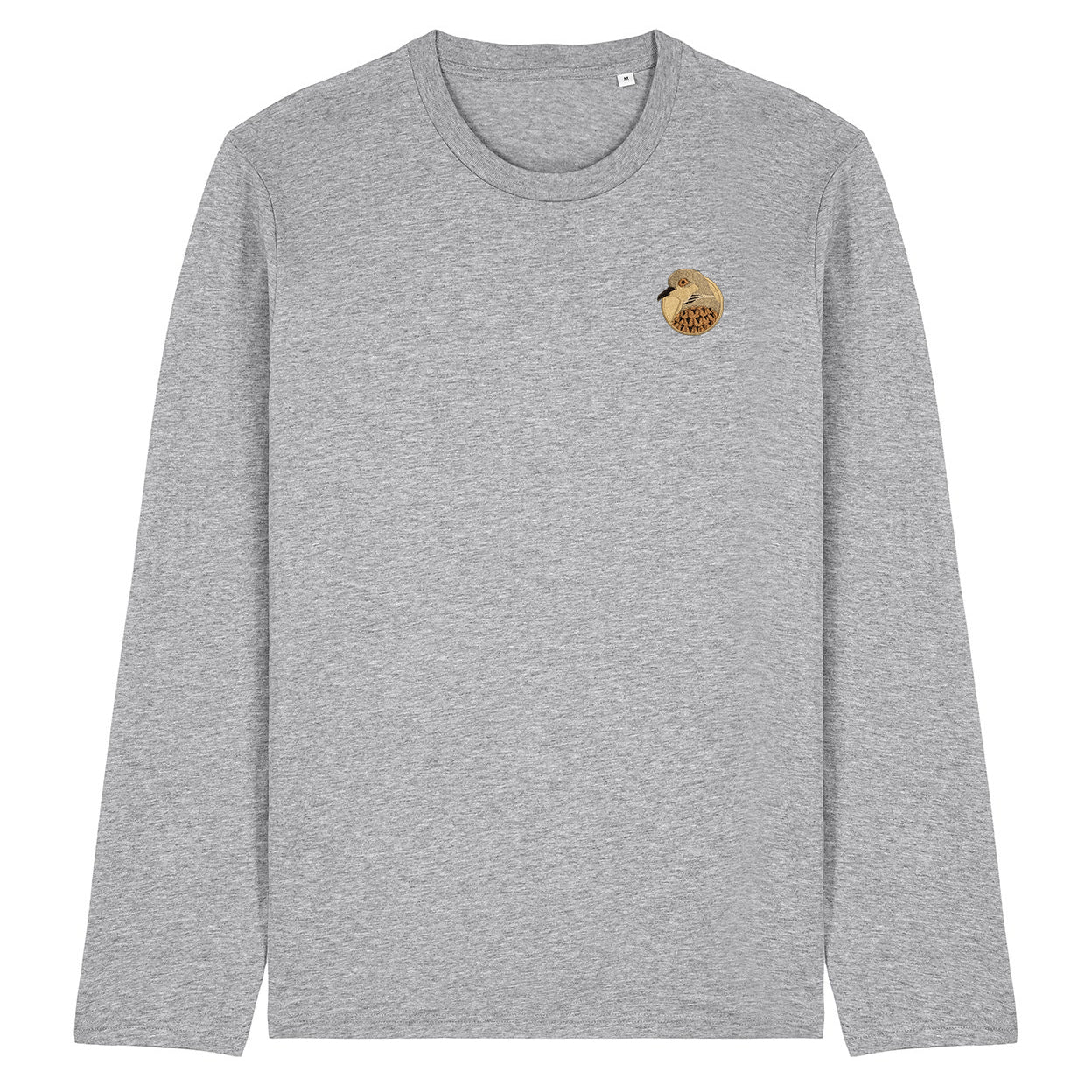 Turtledove Portrait Embroidered Long Sleeve T-Shirt