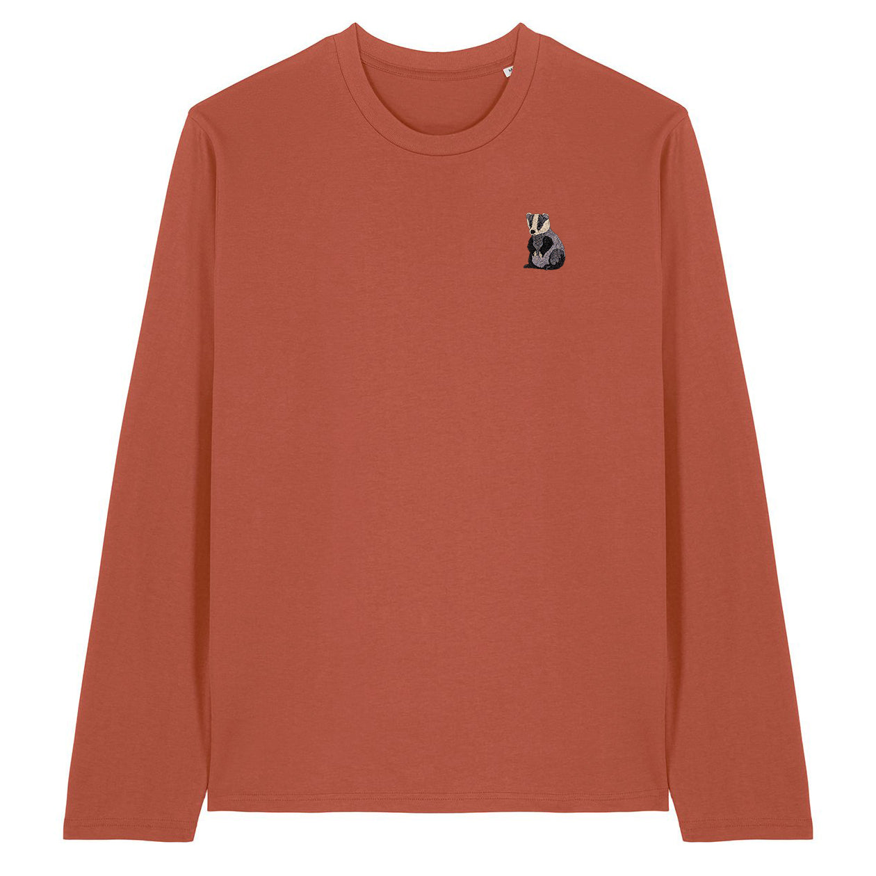 Badger Embroidered Long Sleeve T-Shirt
