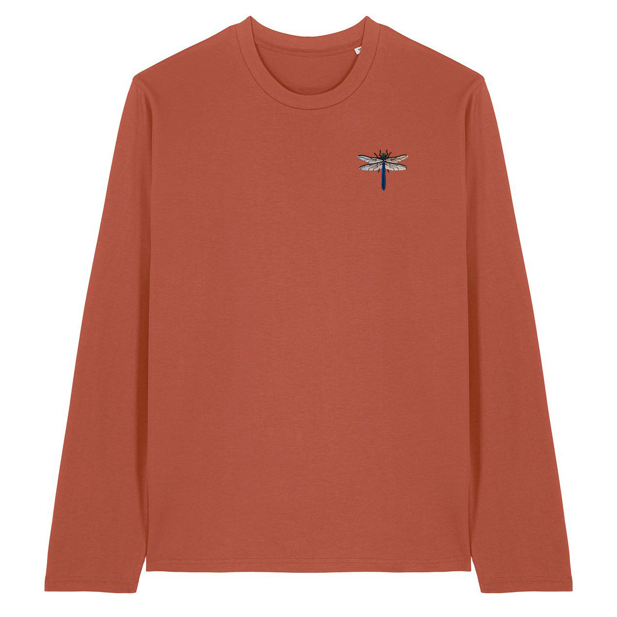 Dragonfly Embroidered Long Sleeve T-Shirt