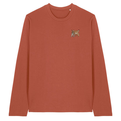 Lynx Embroidered Long Sleeve T-Shirt