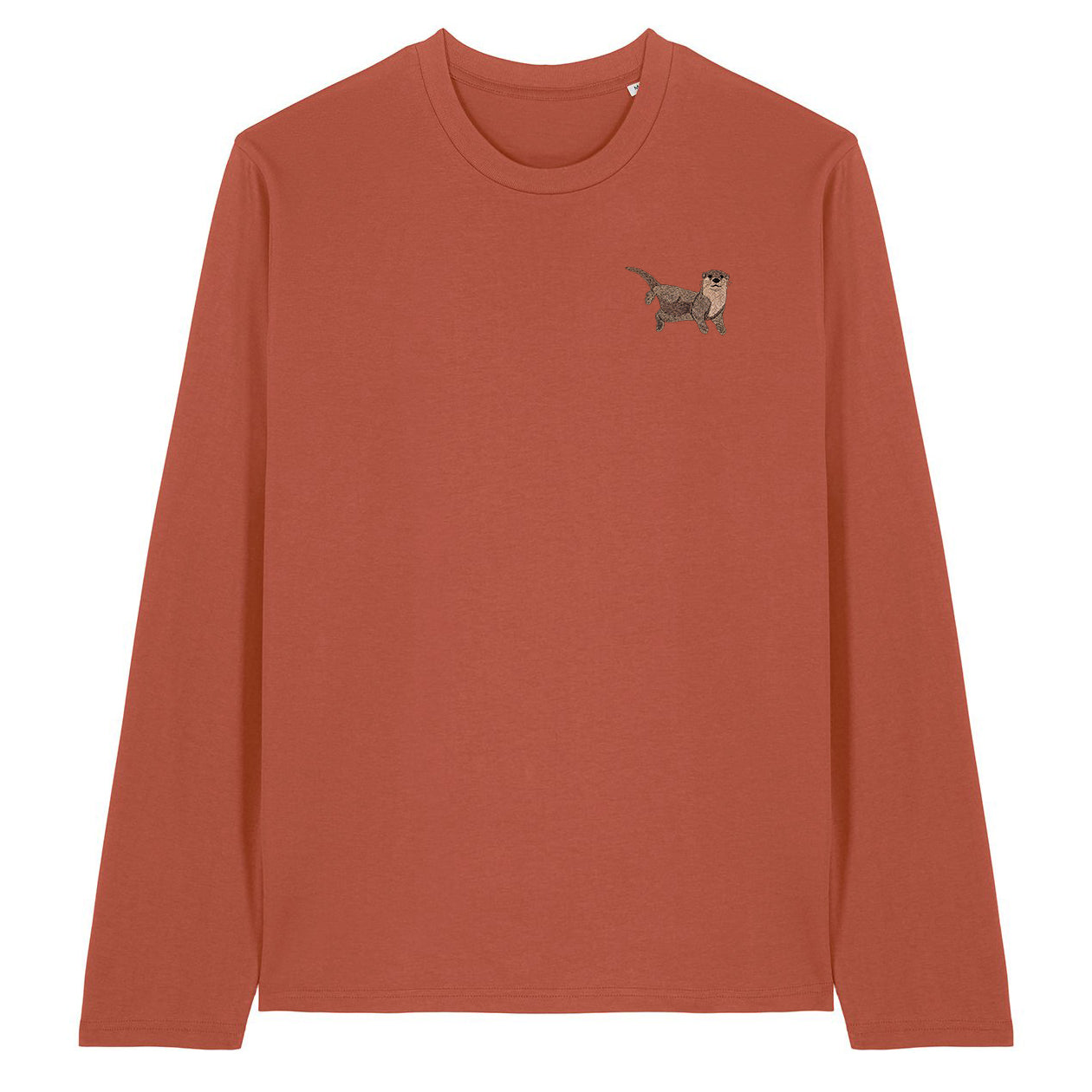 Otter Embroidered Long Sleeve T-Shirt