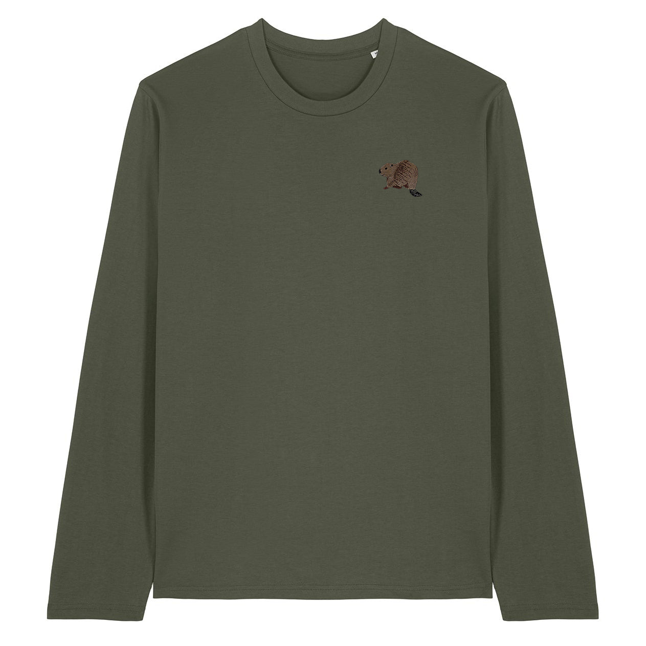 Beaver Riverside Embroidered Long Sleeve T-Shirt