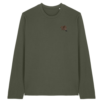 Beaver Riverside Embroidered Long Sleeve T-Shirt