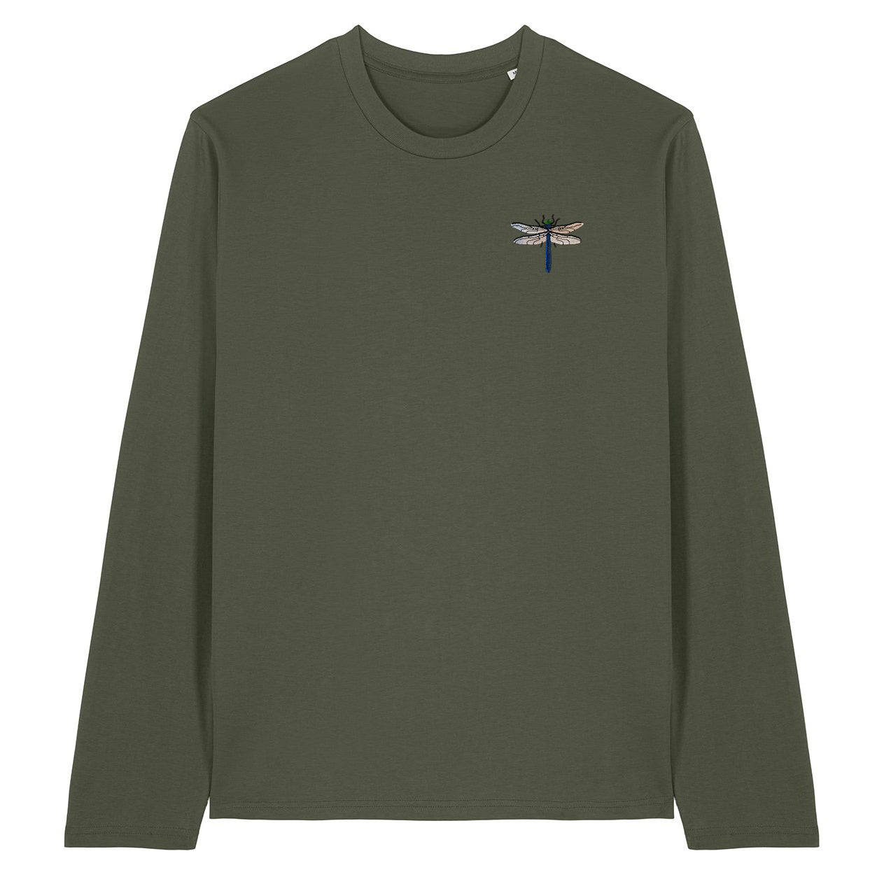 Dragonfly Embroidered Long Sleeve T-Shirt