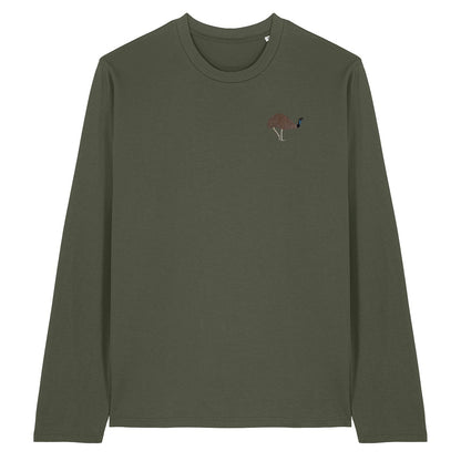 Emu Embroidered Long Sleeve T-Shirt