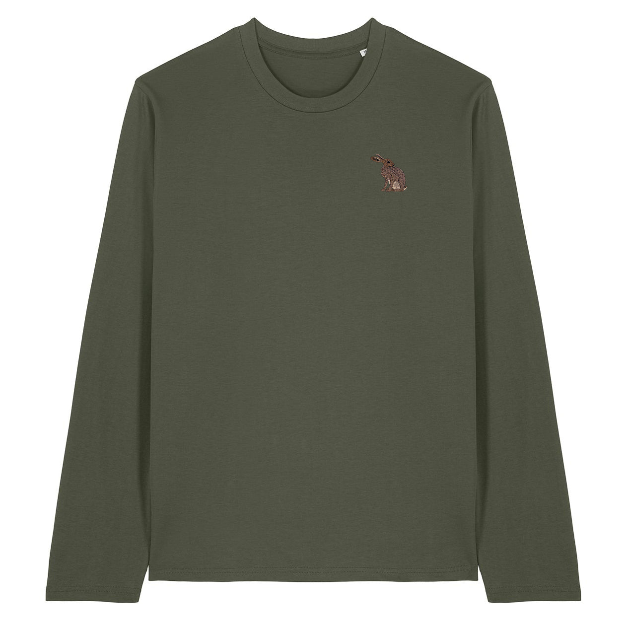 Hare Embroidered Long Sleeve T-Shirt