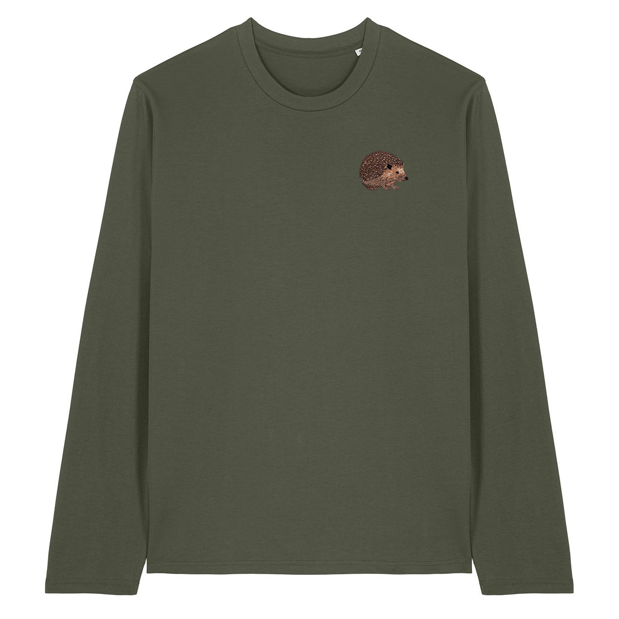 Hedgehog Embroidered Long Sleeve T-Shirt