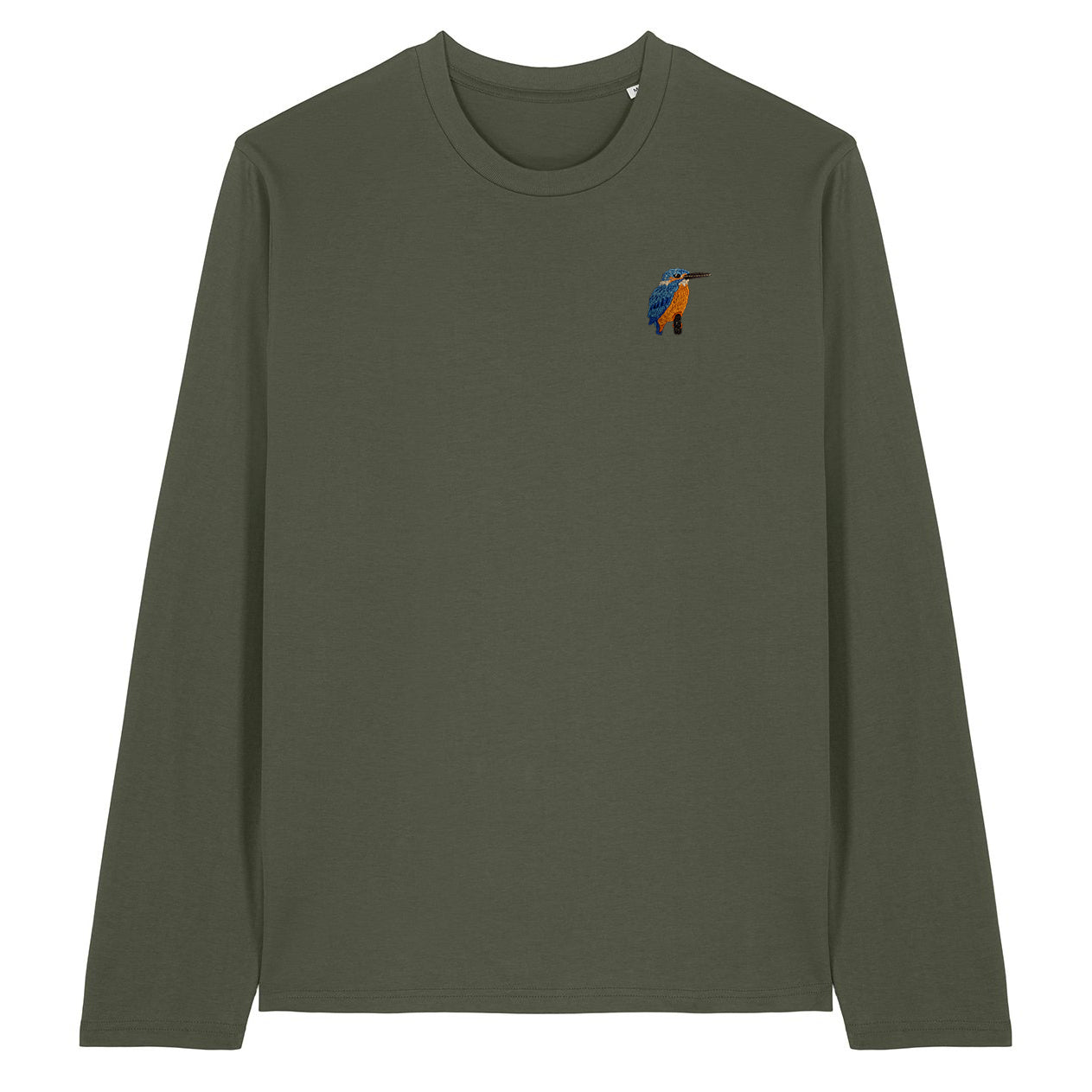 Kingfisher Embroidered Long Sleeve T-Shirt