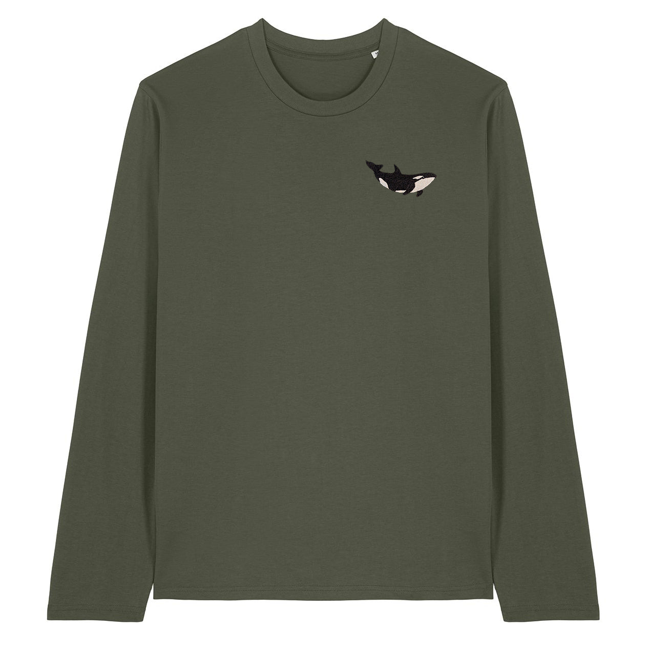 Orca Embroidered Long Sleeve T-Shirt