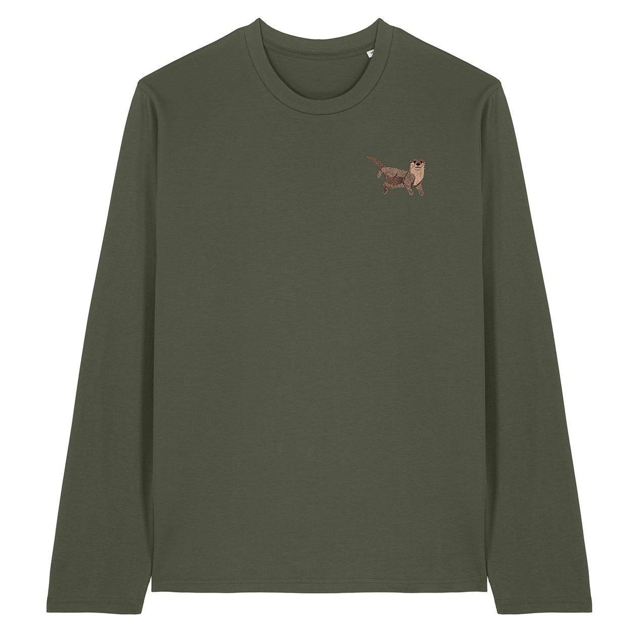 Otter Embroidered Long Sleeve T-Shirt