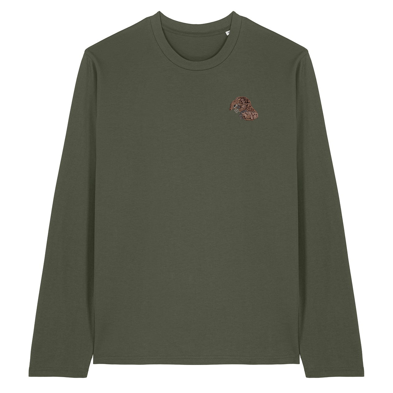 Pangolin Embroidered Long Sleeve T-Shirt