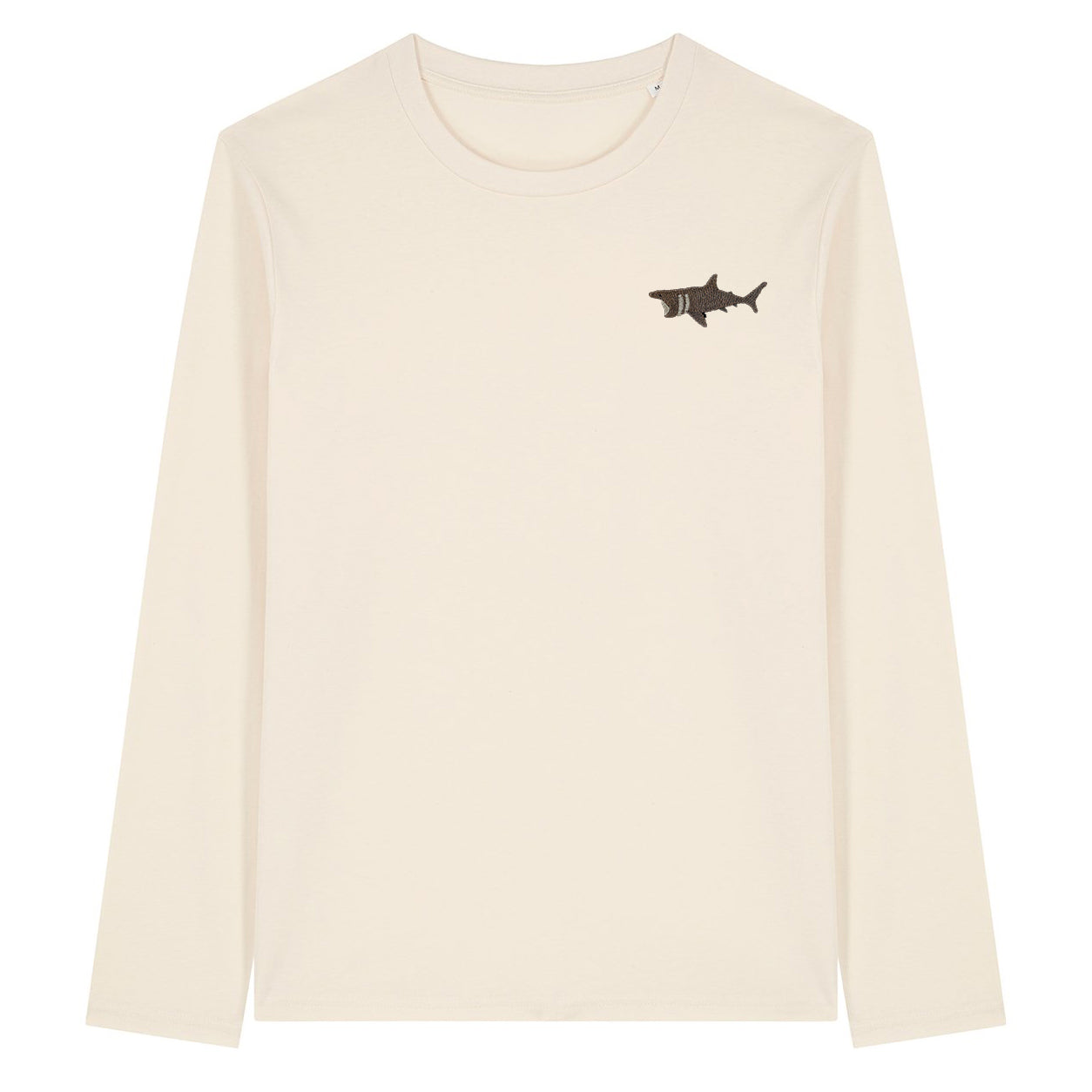 Basking Shark Embroidered Long Sleeve T-Shirt