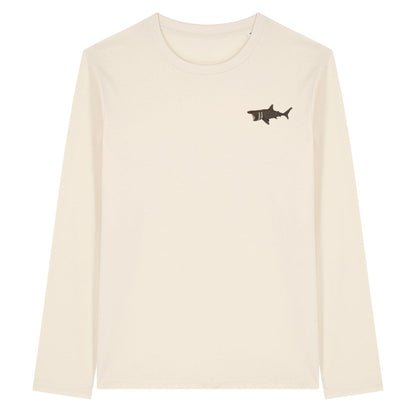 Basking Shark Embroidered Long Sleeve T-Shirt