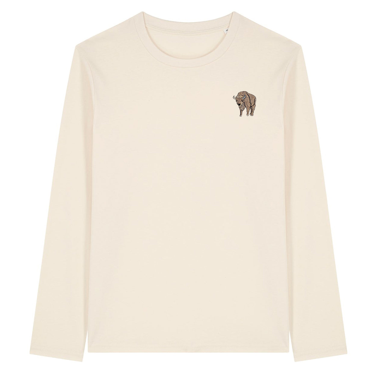 Bison Embroidered Long Sleeve T-Shirt
