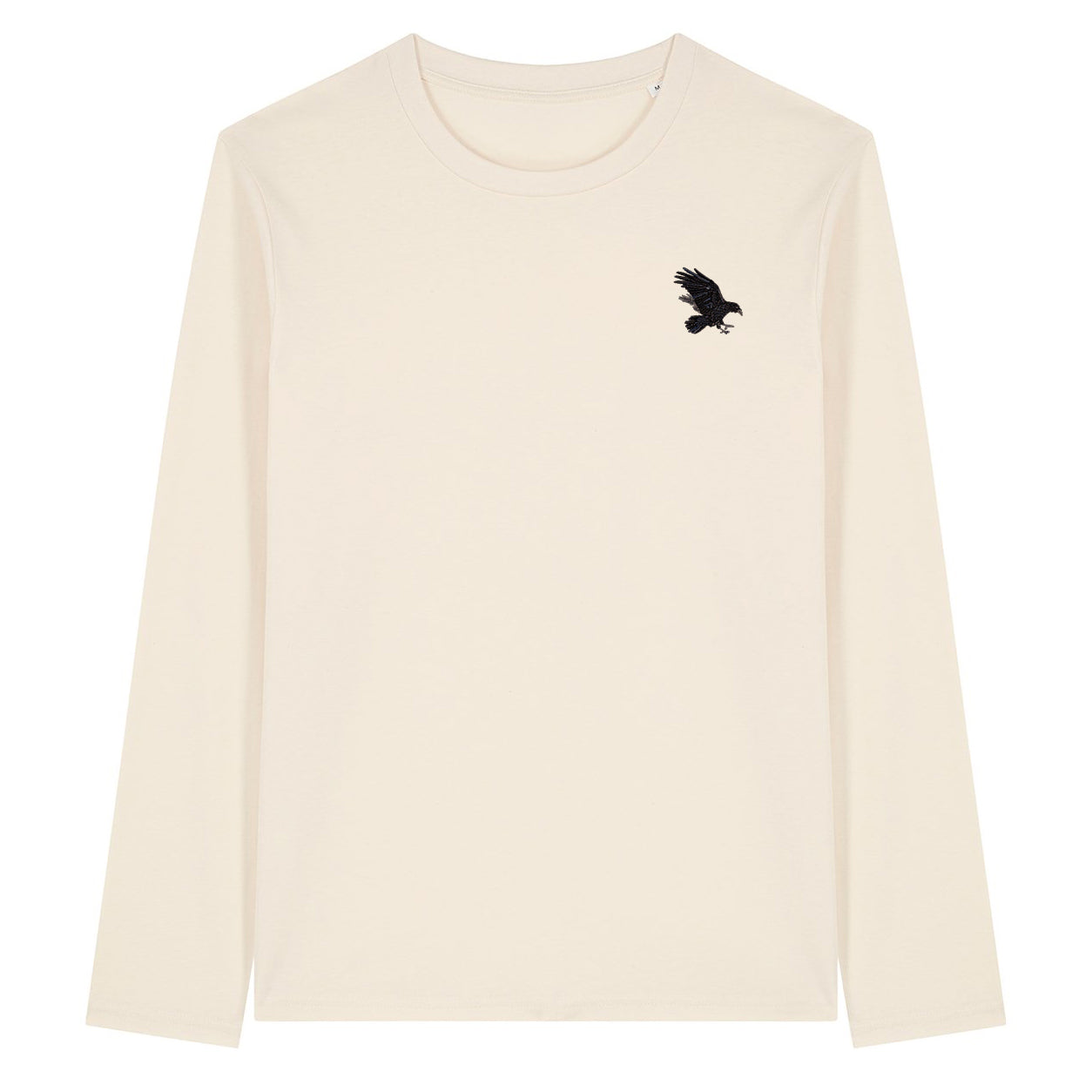 Raven Embroidered Long Sleeve T-Shirt