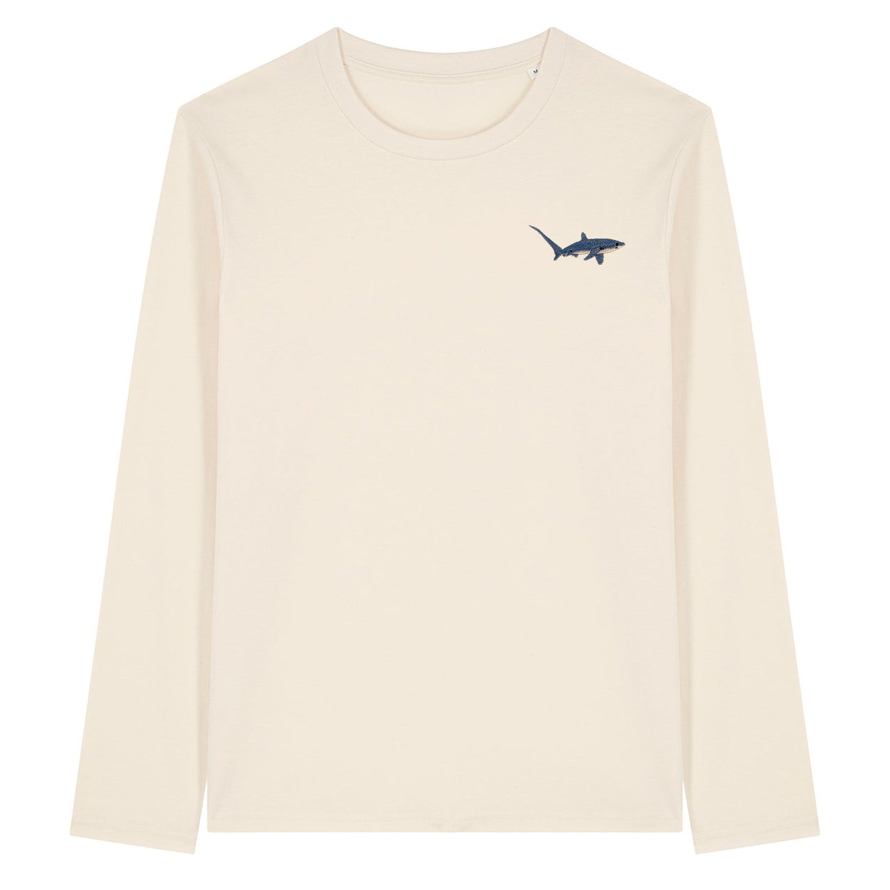 Thresher Shark Embroidered Long Sleeve T-Shirt
