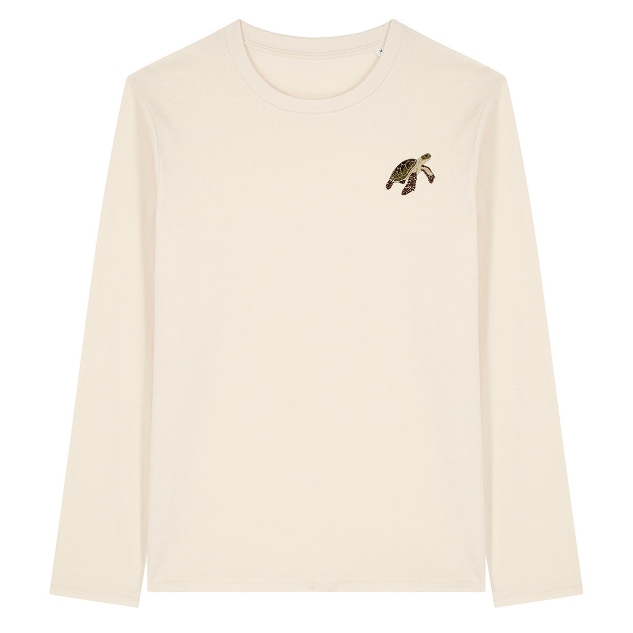 Sea Turtle Embroidered Long Sleeve T-Shirt