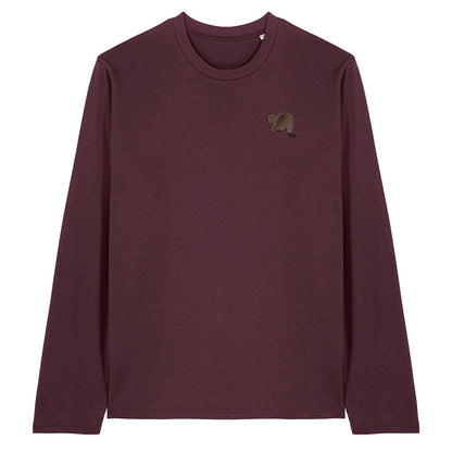 Beaver Riverside Embroidered Long Sleeve T-Shirt