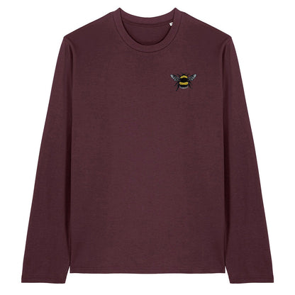 Bumblebee Embroidered Long Sleeve T-Shirt