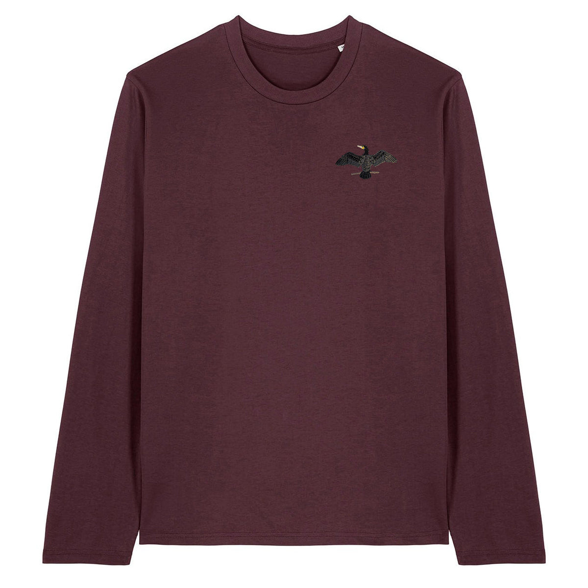 Cormorant Embroidered Long Sleeve T-Shirt