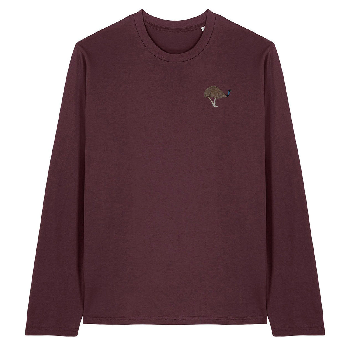 Emu Embroidered Long Sleeve T-Shirt