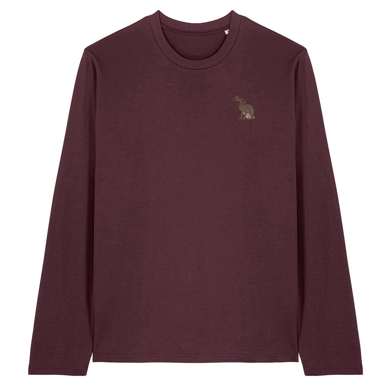 Hare Embroidered Long Sleeve T-Shirt