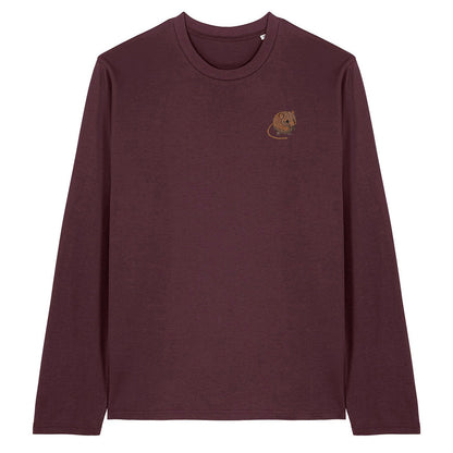Harvest Mouse Embroidered Long Sleeve T-Shirt