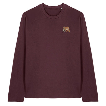 Lynx Embroidered Long Sleeve T-Shirt