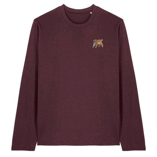 Lynx Embroidered Long Sleeve T-Shirt
