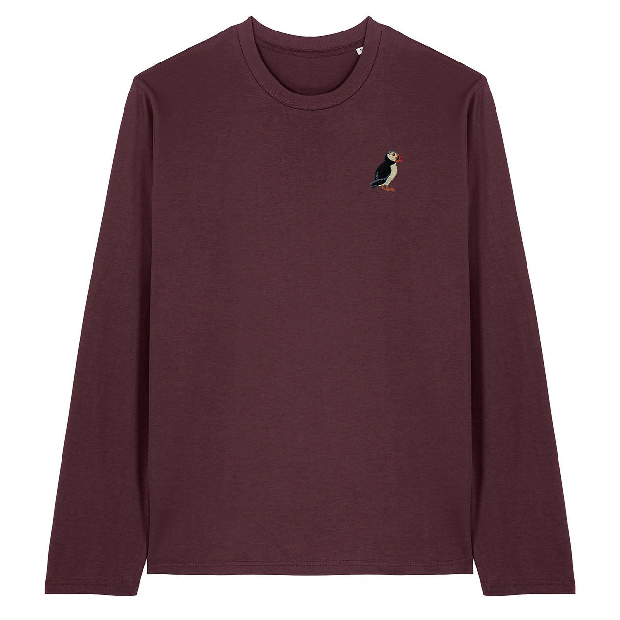 Puffin Embroidered Long Sleeve T-Shirt
