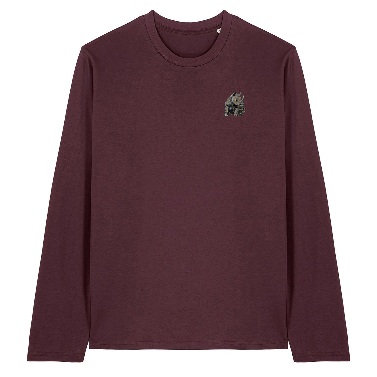Rhino Embroidered Long Sleeve T-Shirt