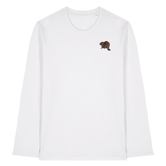 Beaver Riverside Embroidered Long Sleeve T-Shirt