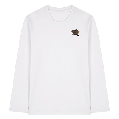 Beaver Riverside Embroidered Long Sleeve T-Shirt