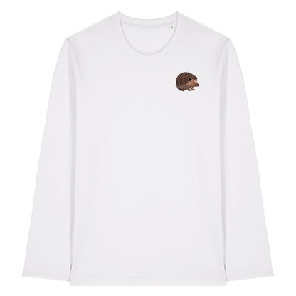 Hedgehog Embroidered Long Sleeve T-Shirt