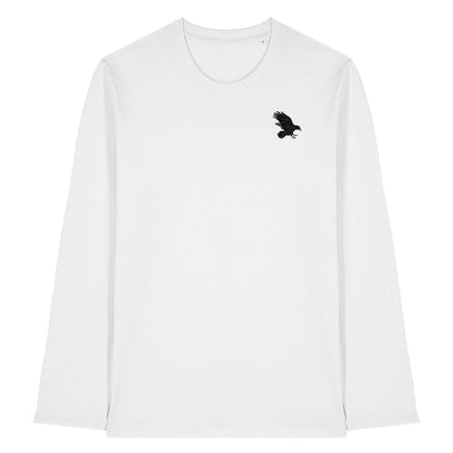 Raven Embroidered Long Sleeve T-Shirt