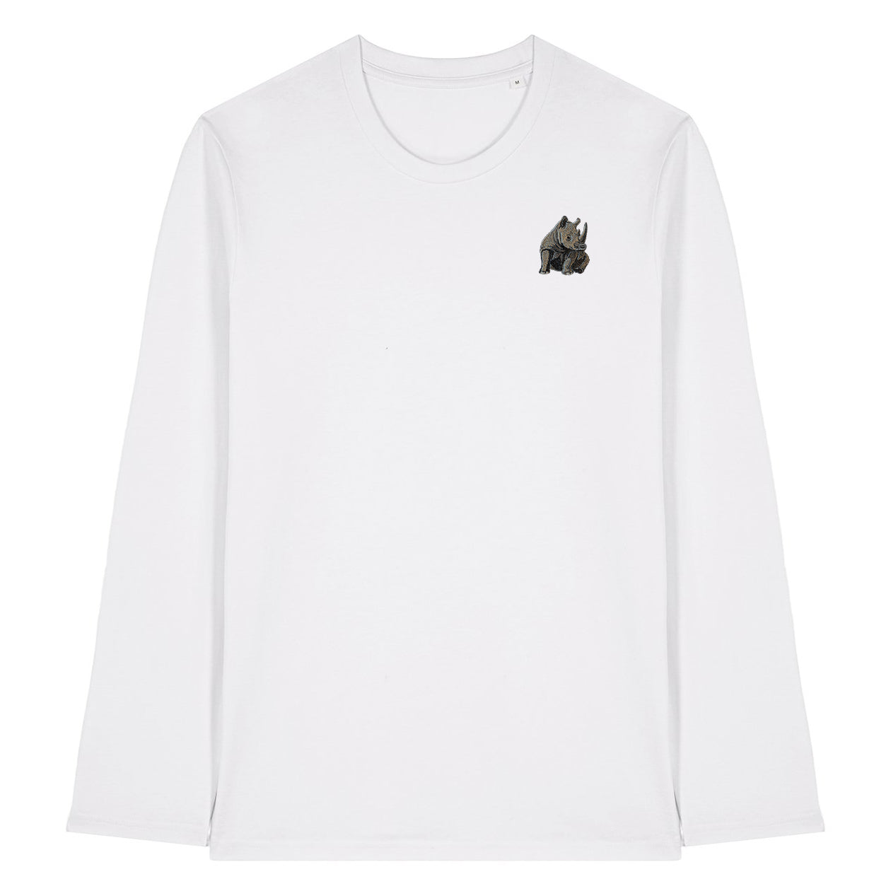 Rhino Embroidered Long Sleeve T-Shirt