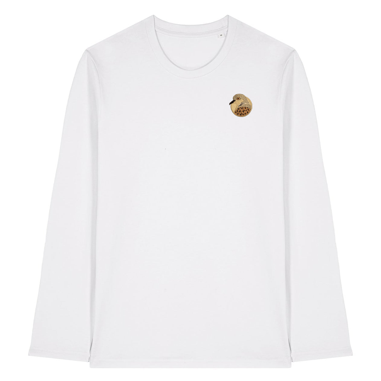 Turtledove Portrait Embroidered Long Sleeve T-Shirt