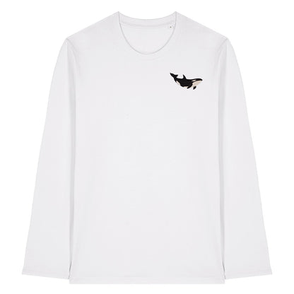 Orca Embroidered Long Sleeve T-Shirt